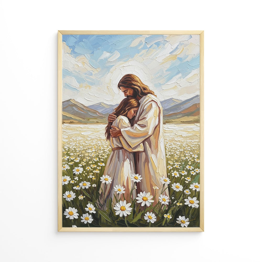 Arms of Mercy III, Christian Canvas Wall Art, Christmas Gift Ideas, Christian Home Decor, Ciaocustom