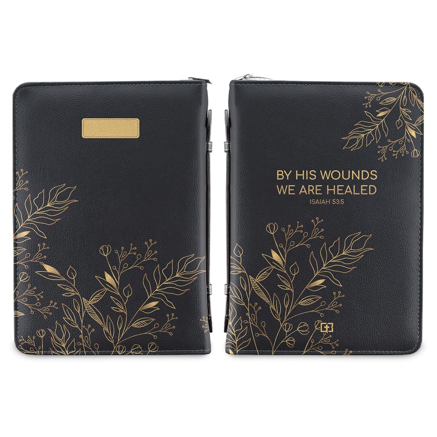 By His Wounds We Are Healed Isaiah 53 5 Personalized Bible Covers - Custom Bible Case Christian Pastor