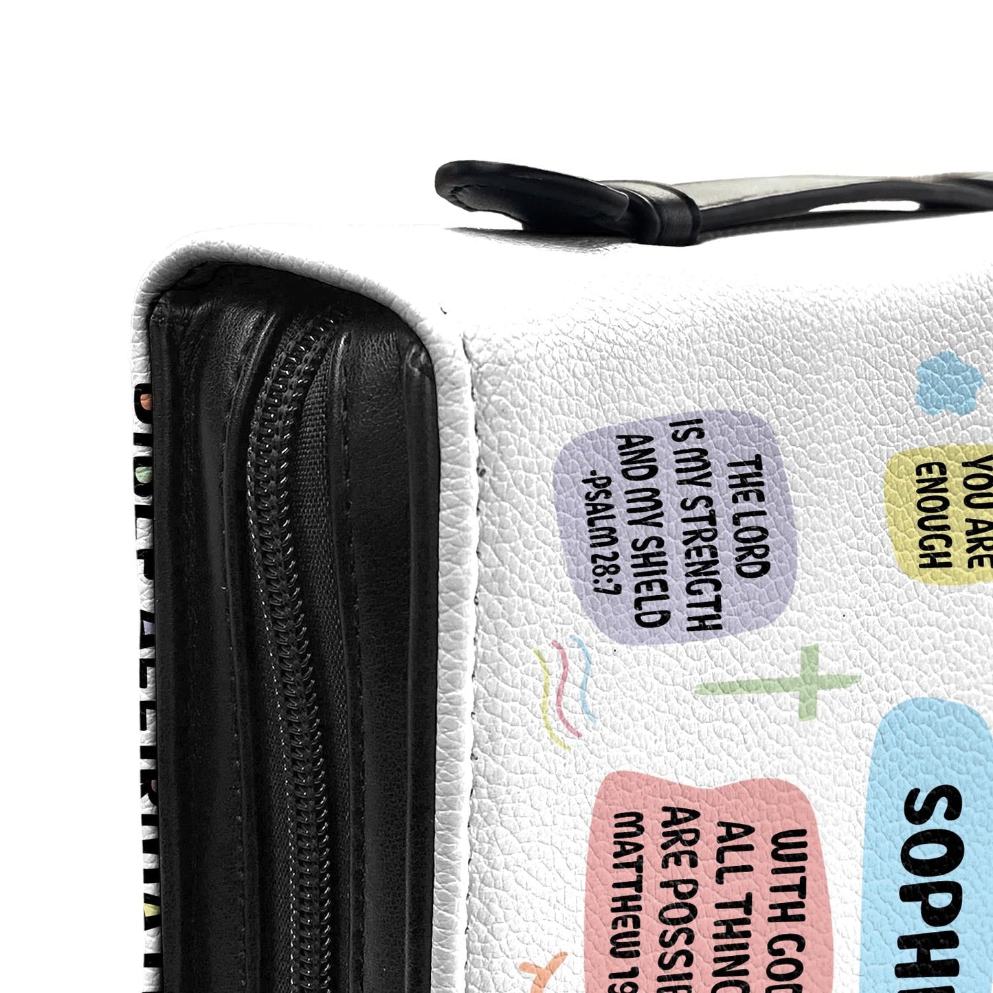 Custom Photo Bible Cover Bible Affirmation for Christians