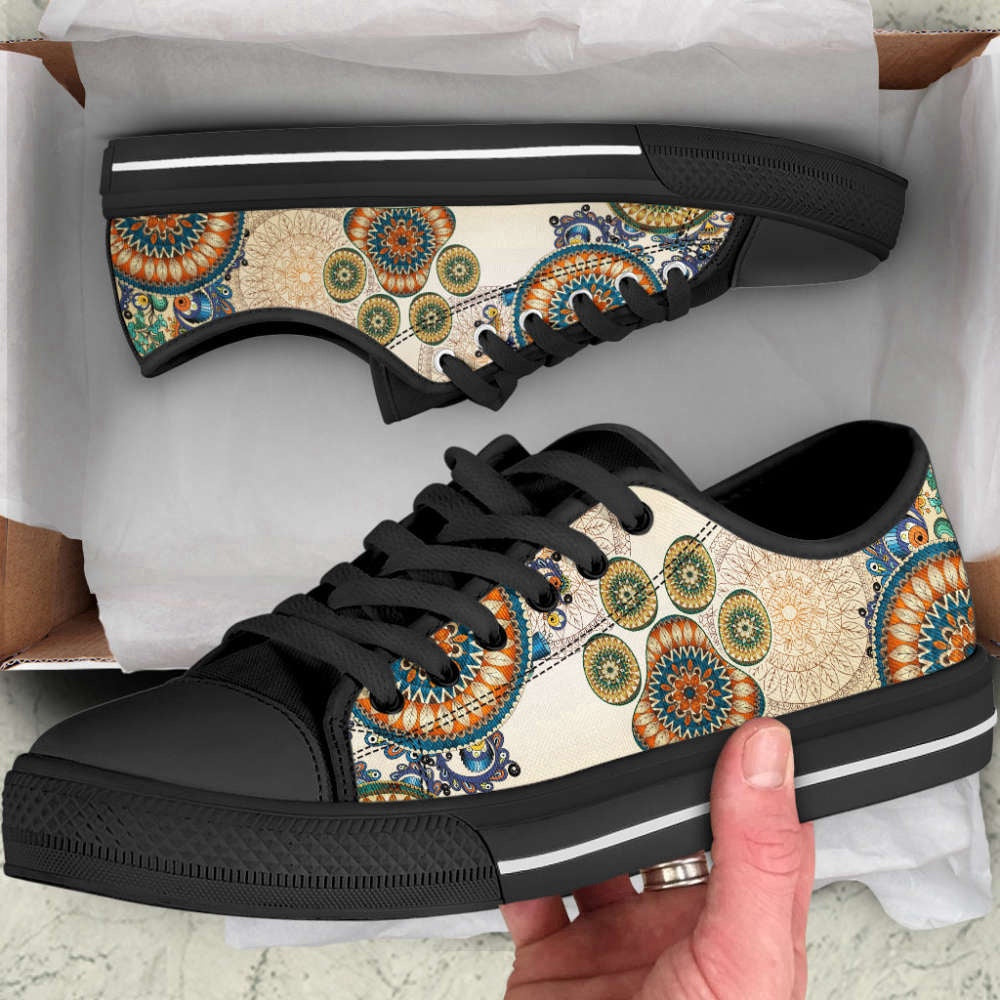 Dog Ethnic Style Low Top Shoes Canvas Sneakers Casual Shoes, Dog Printed Shoes, Canvas Shoes For Men, Women