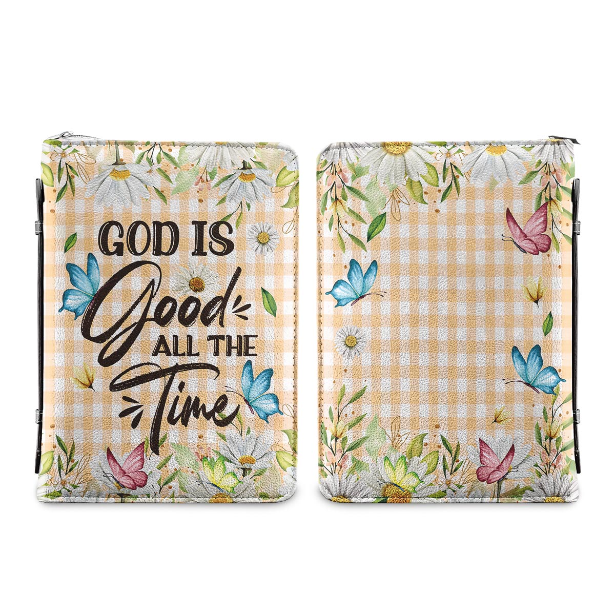 God Is Good All The Time Personalized Women's Bible Covers - Jesus Bible Cover