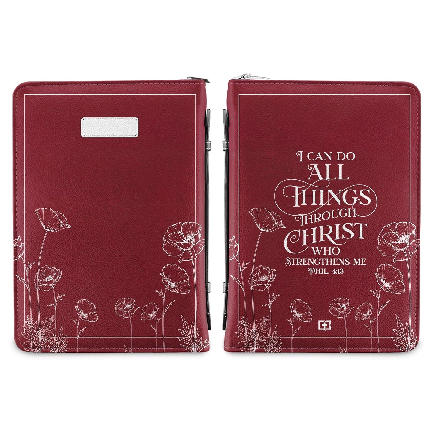I Can Do All Things Through Christ Who Strengthens Me Philippians 4 13 Personalized Bible Covers for Women