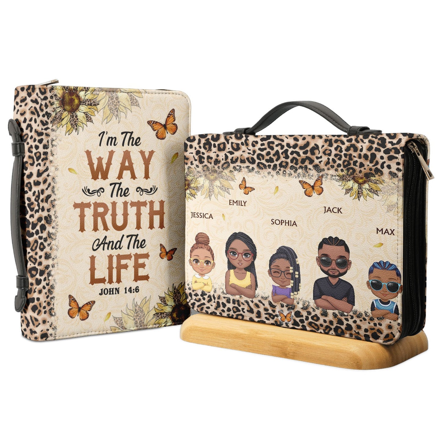 Im The Way The Truth And The Life John 14 6 Personalized Bible Case - Jesus Bible Cover