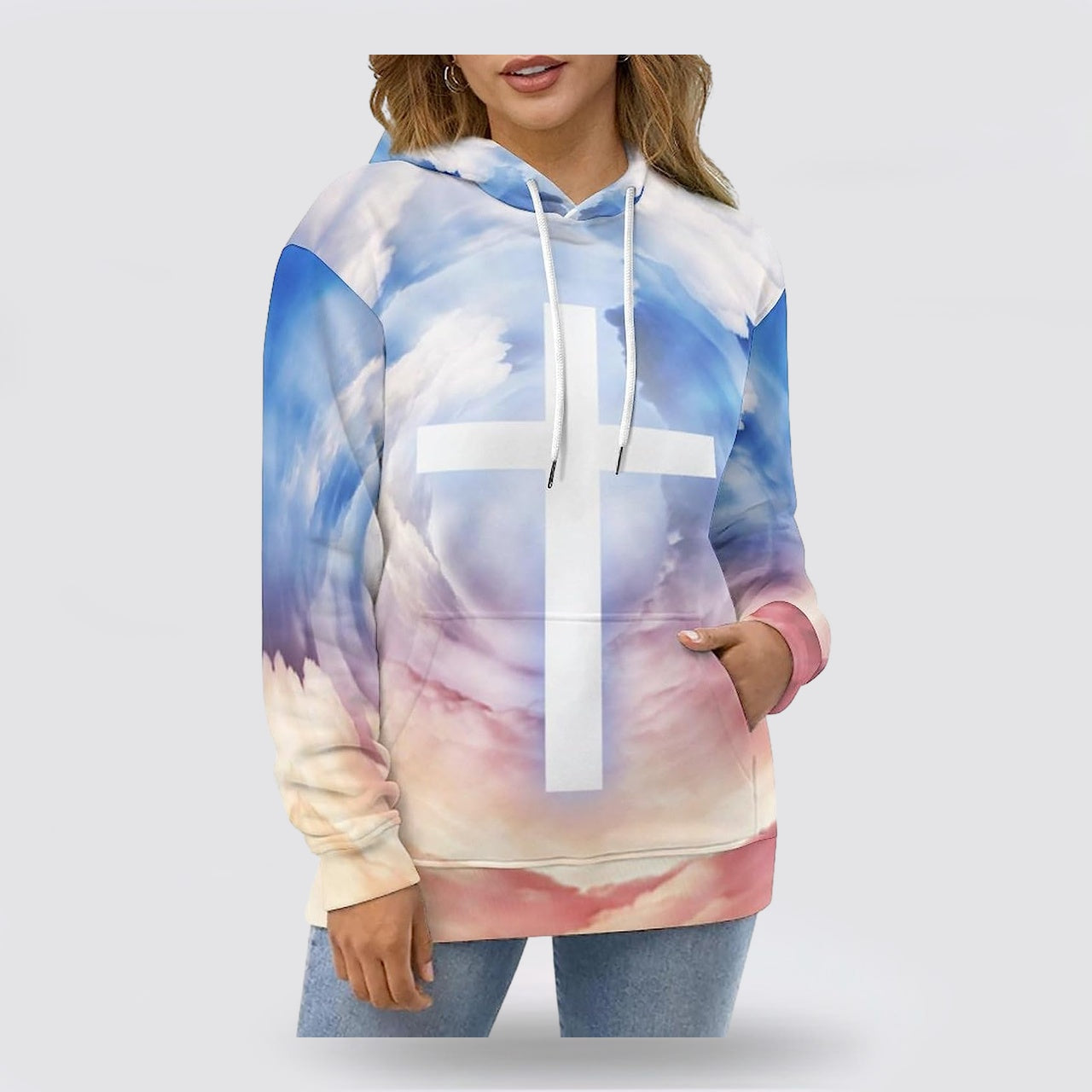 Jesus Christ One Nation Under God Veteran 3d Hoodies For Women Men - Christian Apparel Hoodies