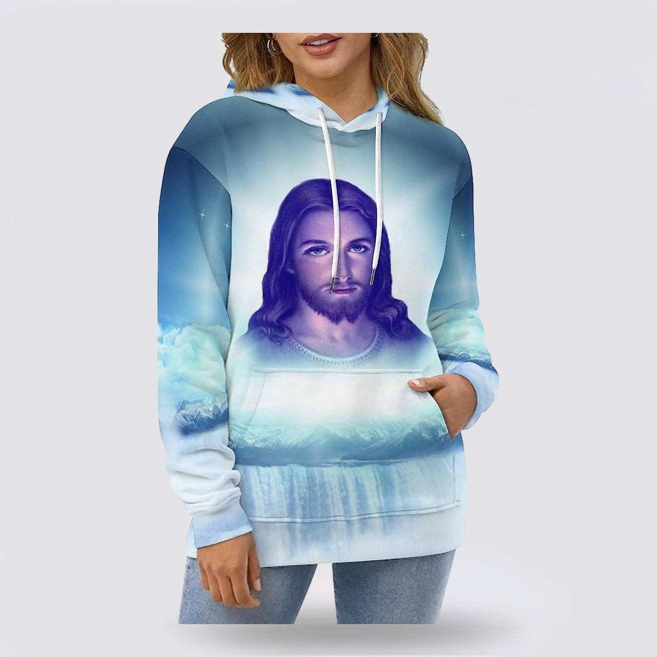 Jesus Pictures 3d Hoodies For Women Men - Christian Apparel Hoodies