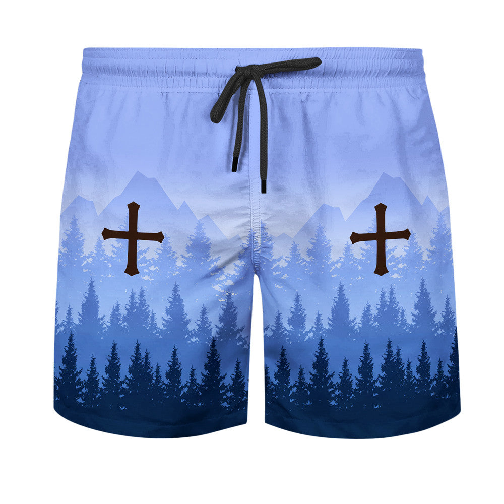 Jesus Is The Only Reason I Made It This Far Cross Hand Pray Hawaiian Shirt For Men And Women - Holy Family Hawaiian Shirt