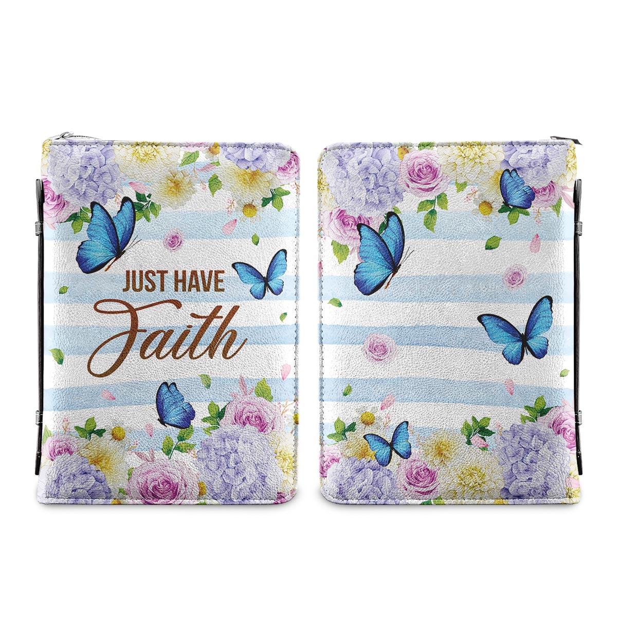 Just Have Faith Personalized Bible Cover - Christian Bible Covers For Women
