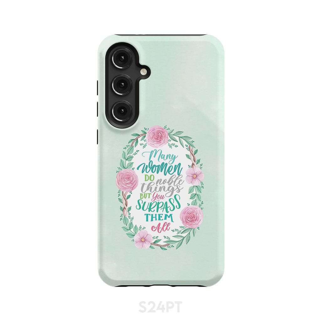 Many Women Do Noble Things Phone Case - Christian Gifts for Women