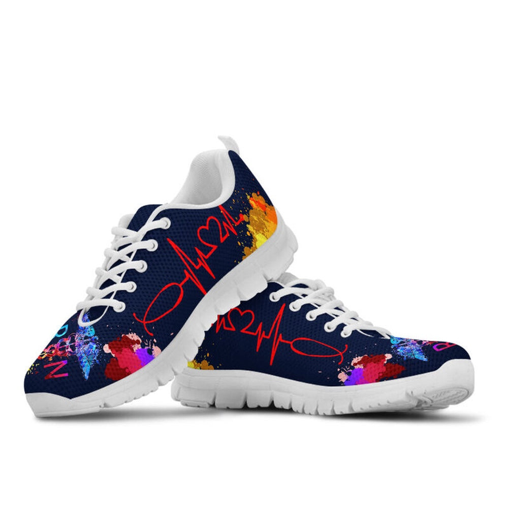 Nurse Sneaker, Registered Nurse Rn Sneakers Shoes, Best Shoes For Nurses