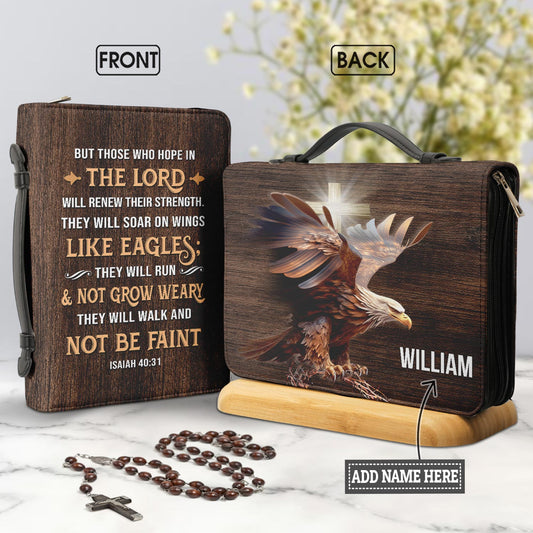  Personalized Bible Cover - But Those Who Hope In The Lord Isaiah 40 31 Bible Cover for Christians
