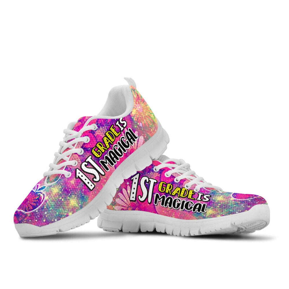 Teacher Sneaker, 1St Grade Is Magical Shoes, Fun Teacher Shoes