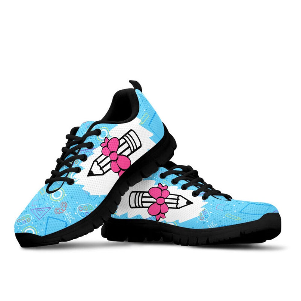 Teacher Sneaker, 1St Grade Pencil Shoes Shoes, Fun Teacher Shoes