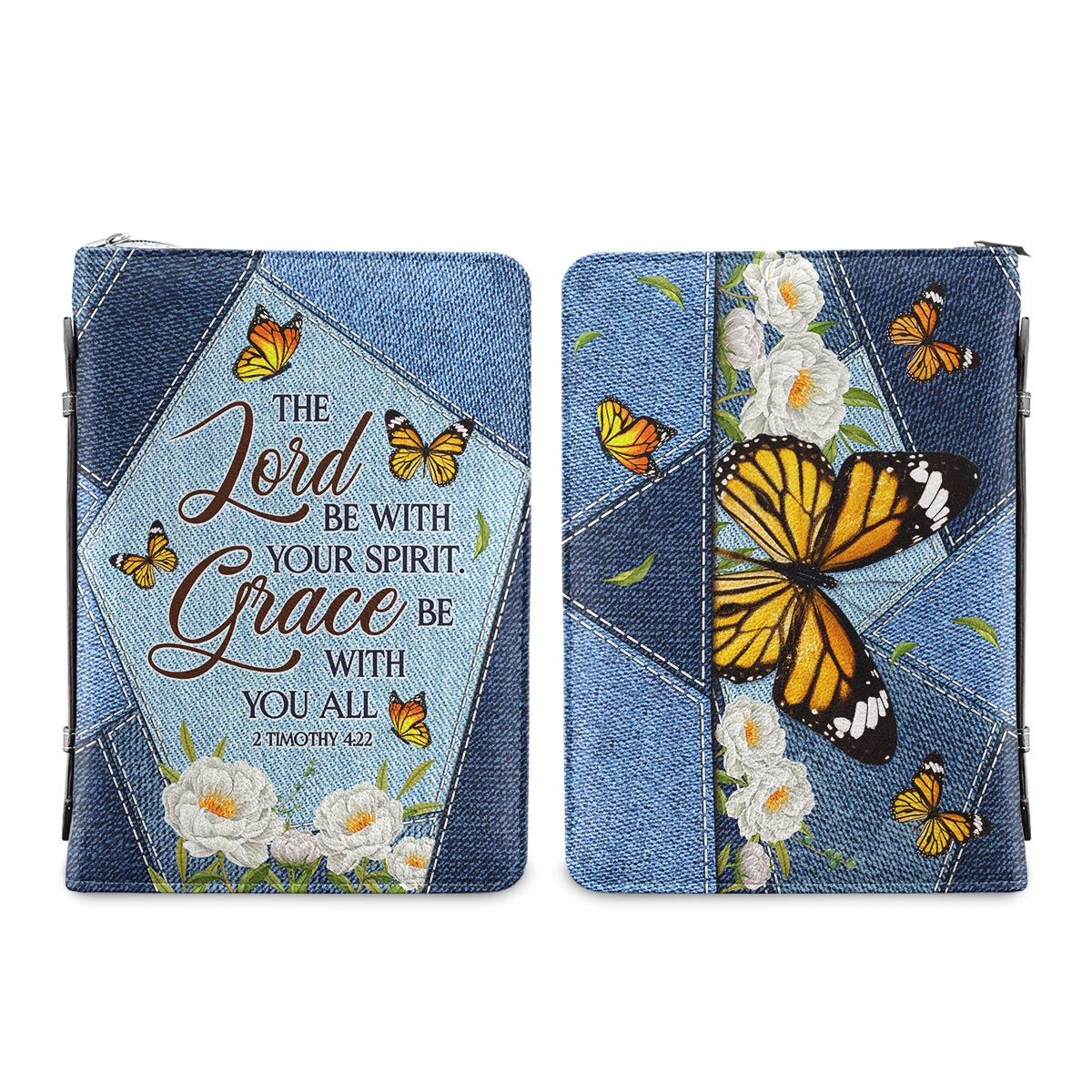 The Lord Be With Your Spirit Grace Be With You All 2 Timothy 4 22 Personalized Bible Cover