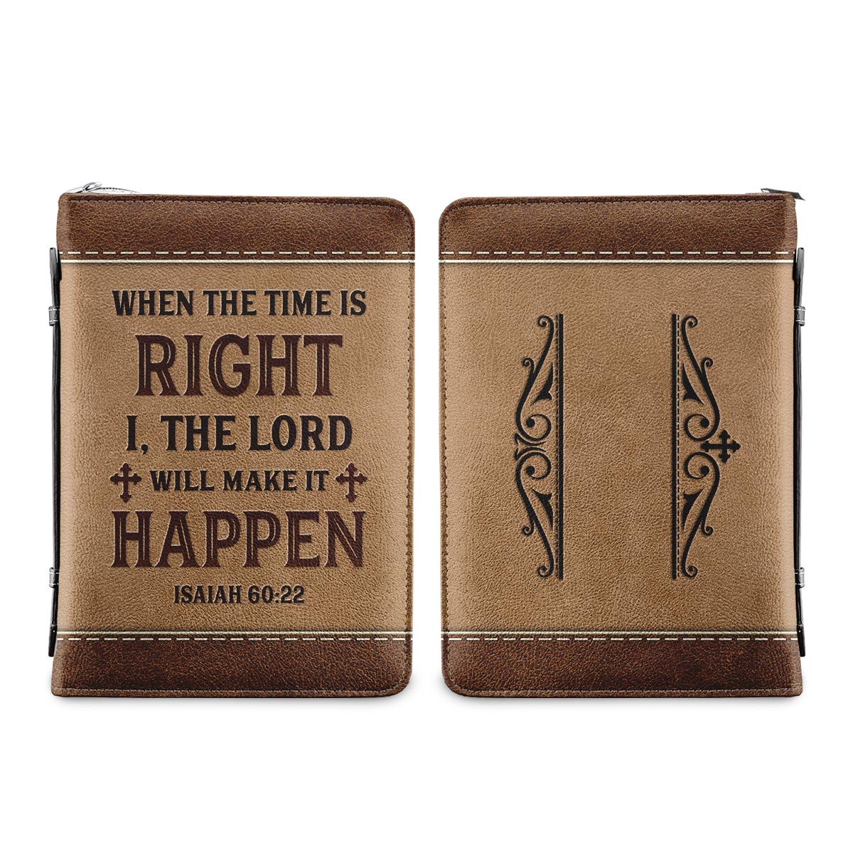 The Lord Will Make It Happen Isaiah 60 22 Personalized Bible Cover - Christian Bible Covers For Women