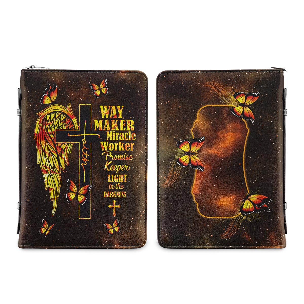 Way Maker Miracle Worker Personalized Bible Cover - Inspirational Bible Covers For Women