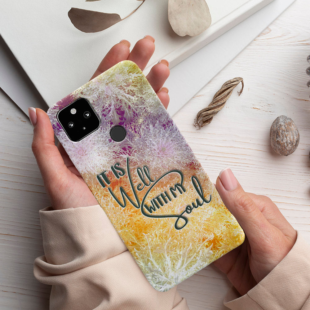 It Is Well With My Soul - Bible Verse Phone Case - Christian Phone Case - Religious Phone Case - Ciaocustom