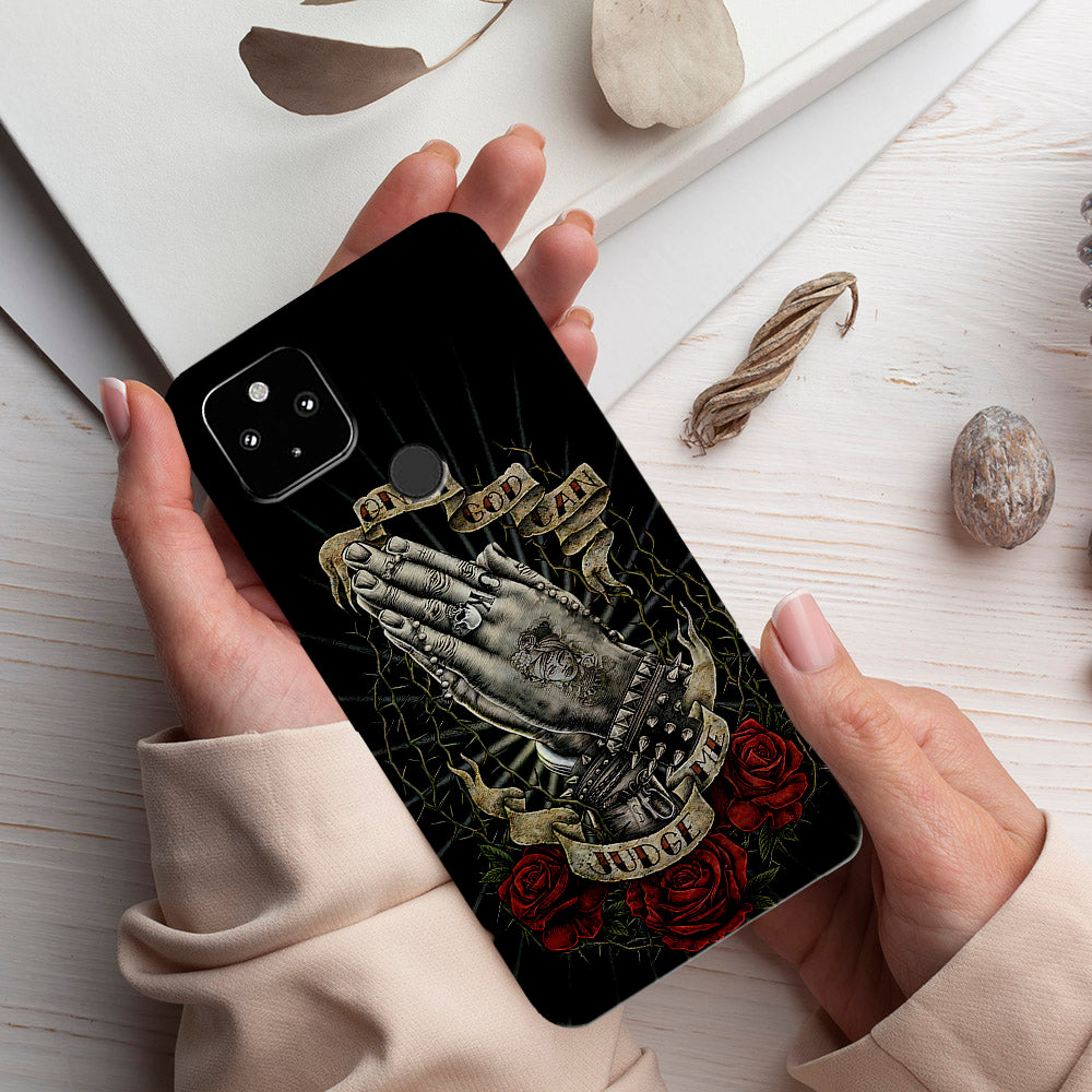 Only God Can Judge Me - Christian Phone Case - Jesus Phone Case - Bible Verse Phone Case - Ciaocustom