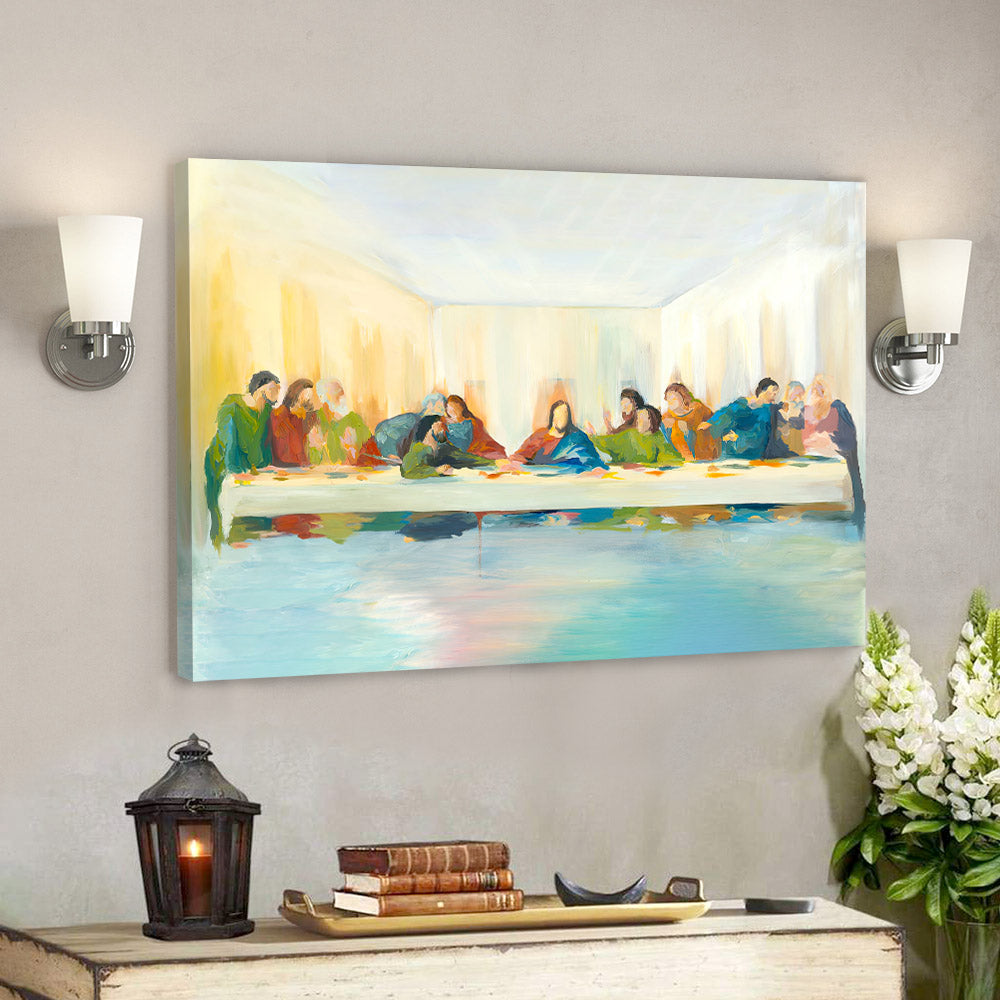 Last Supper - Jesus Painting On Canvas - Religious Posters - Christian Canvas Prints - Religious Wall Art Canvas - Ciaocustom
