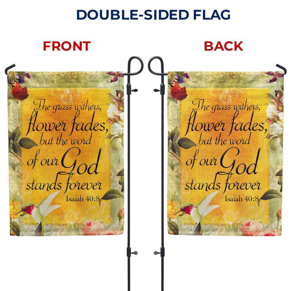 Scripture Garden Flag, Bible Garden Flag, Bible Verse Garden Flag, Christian Flag, Faith Home Decor, Religious Flag, Bible Quote Garden Flag