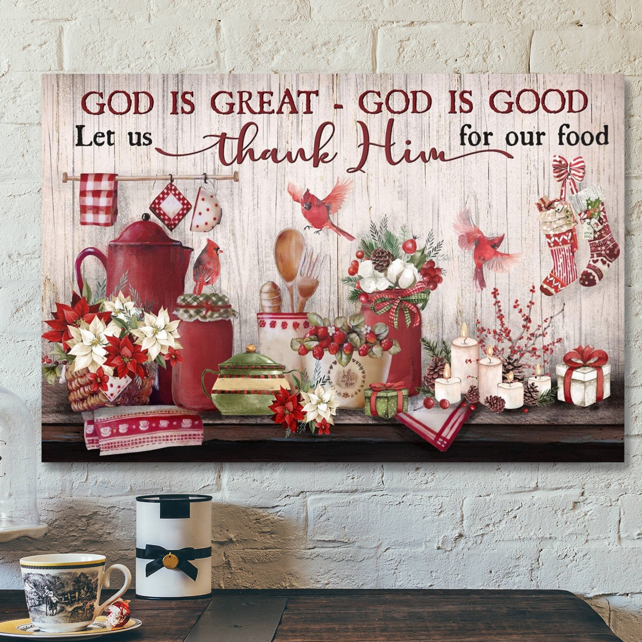 God Jesus Landscape Canvas Prints - God Wall Art - God Is Great - God ...