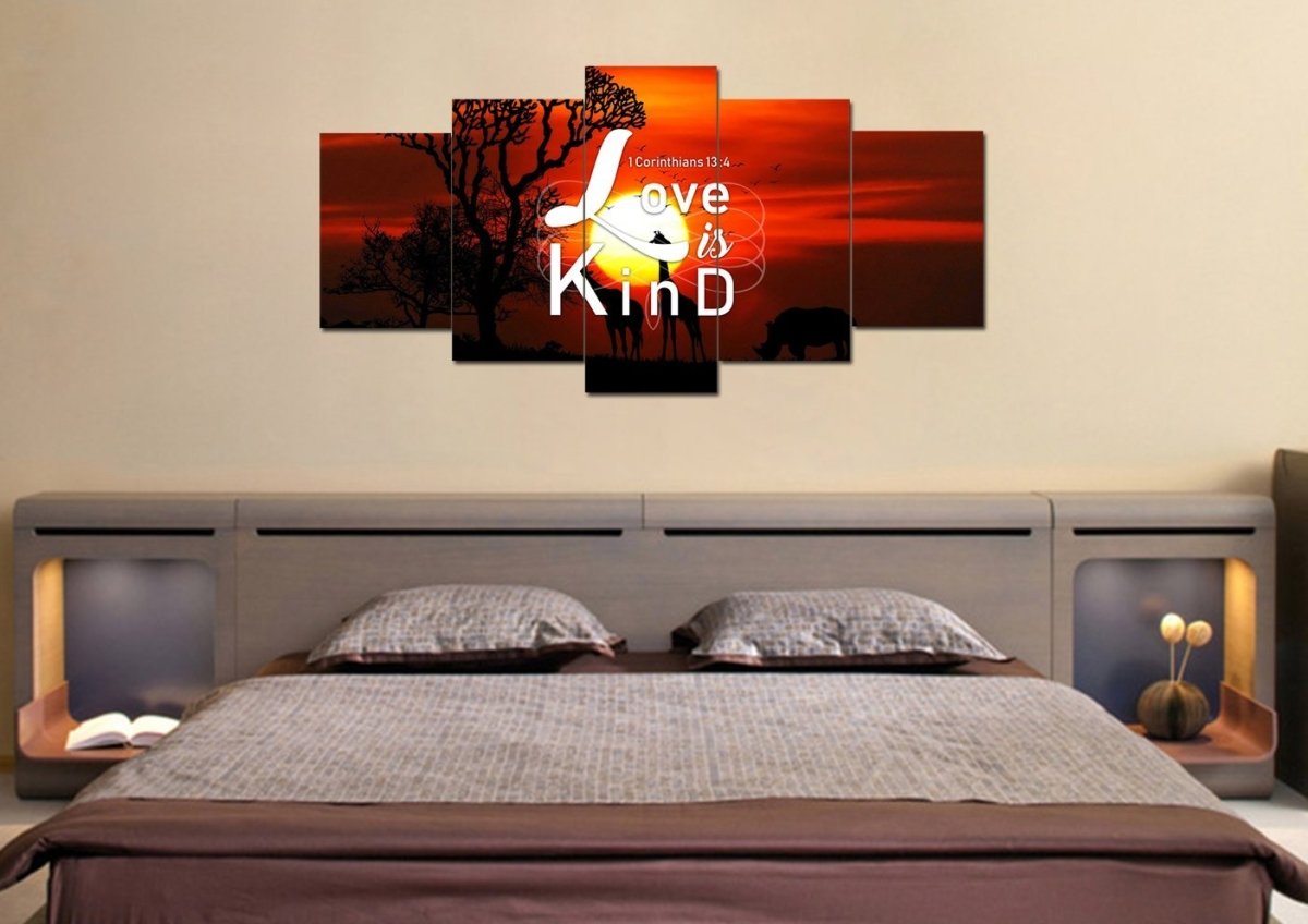 1 Corinthians 134 Canvas Wall Art Print - Christian Canvas Wall Art