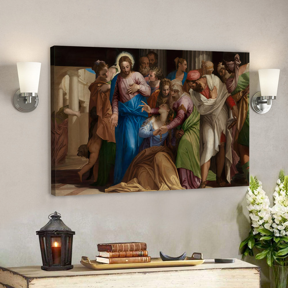 The Conversion Of Mary Magdalene - Jesus Canvas Poster - Religious Poster - Christ Pictures - Christian Canvas Prints - Christian Gift - Ciaocustom