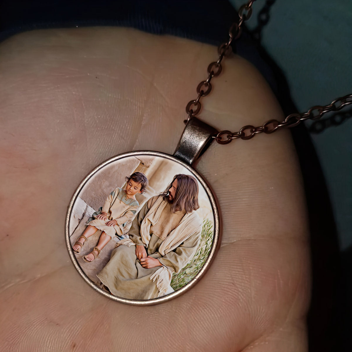 Jesus Religious Necklace - Jesus Pendant - Catholic Necklace - Ciaocustom