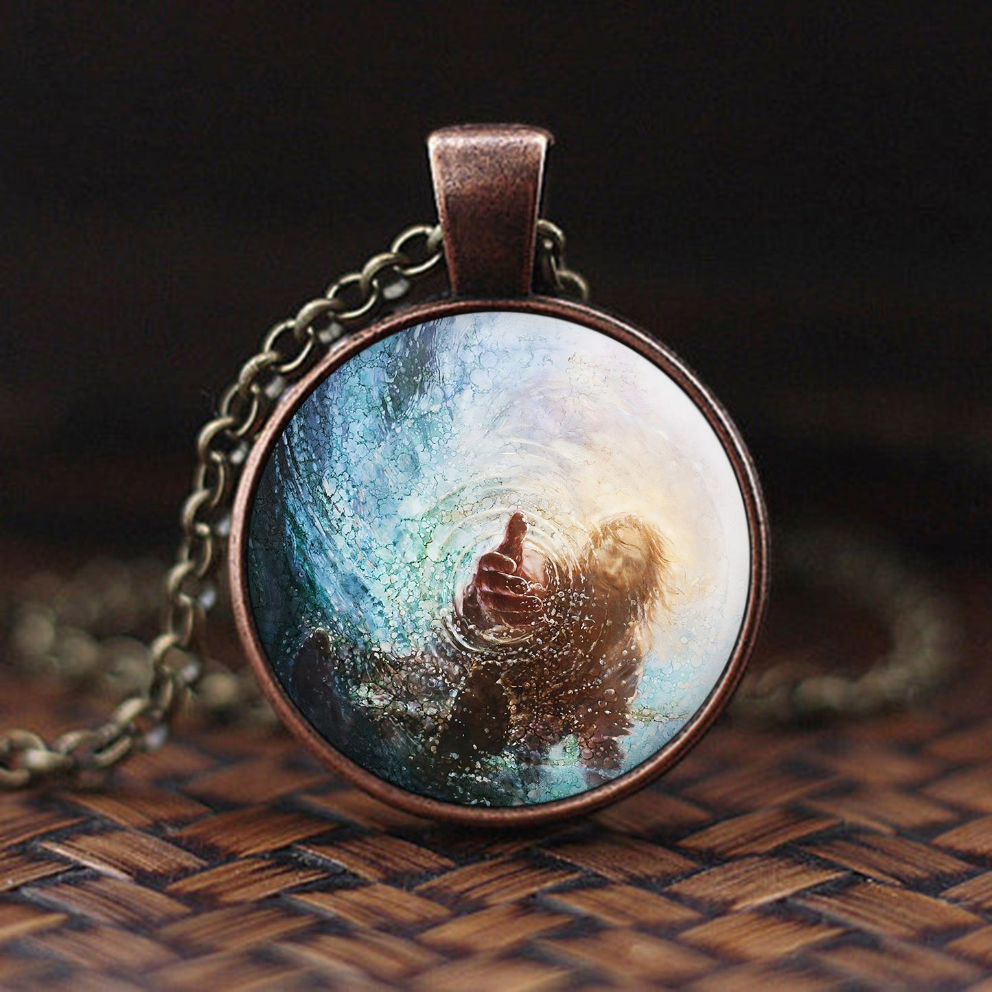 The Hand Of God - Religious Necklace - Jesus Christ Necklace - Catholic Necklace - Ciaocustom
