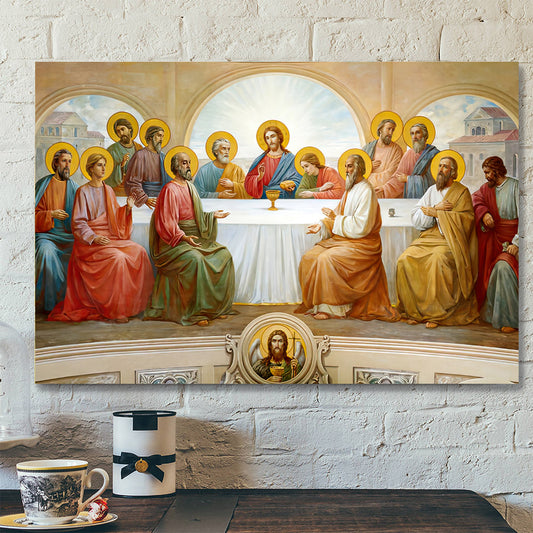 The Last Supper - Christian Art Gift - Jesus Painting On Canvas - Religious Canvas Painting - Religious Posters - Ciaocustom