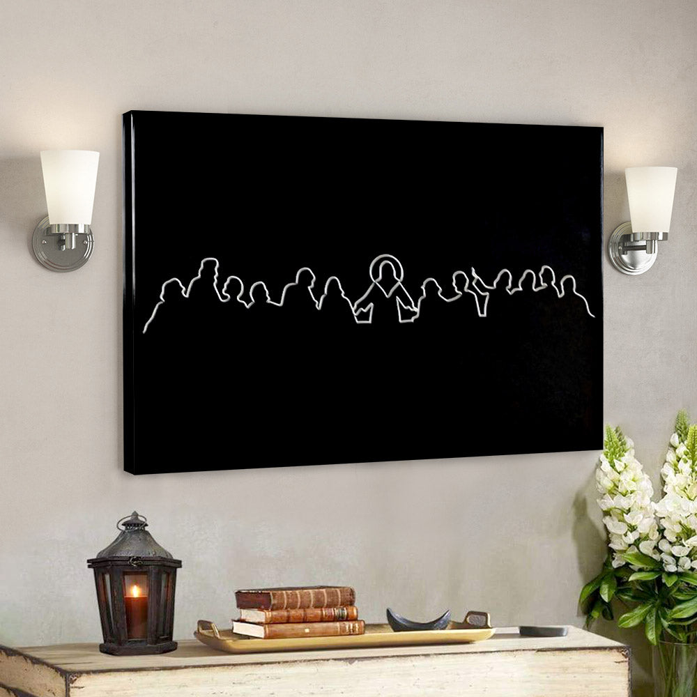 Jesus And The Last Supper Wall Art - Christian Art Gift - Jesus Painting On Canvas - Religious Canvas Painting - Religious Posters - Ciaocustom