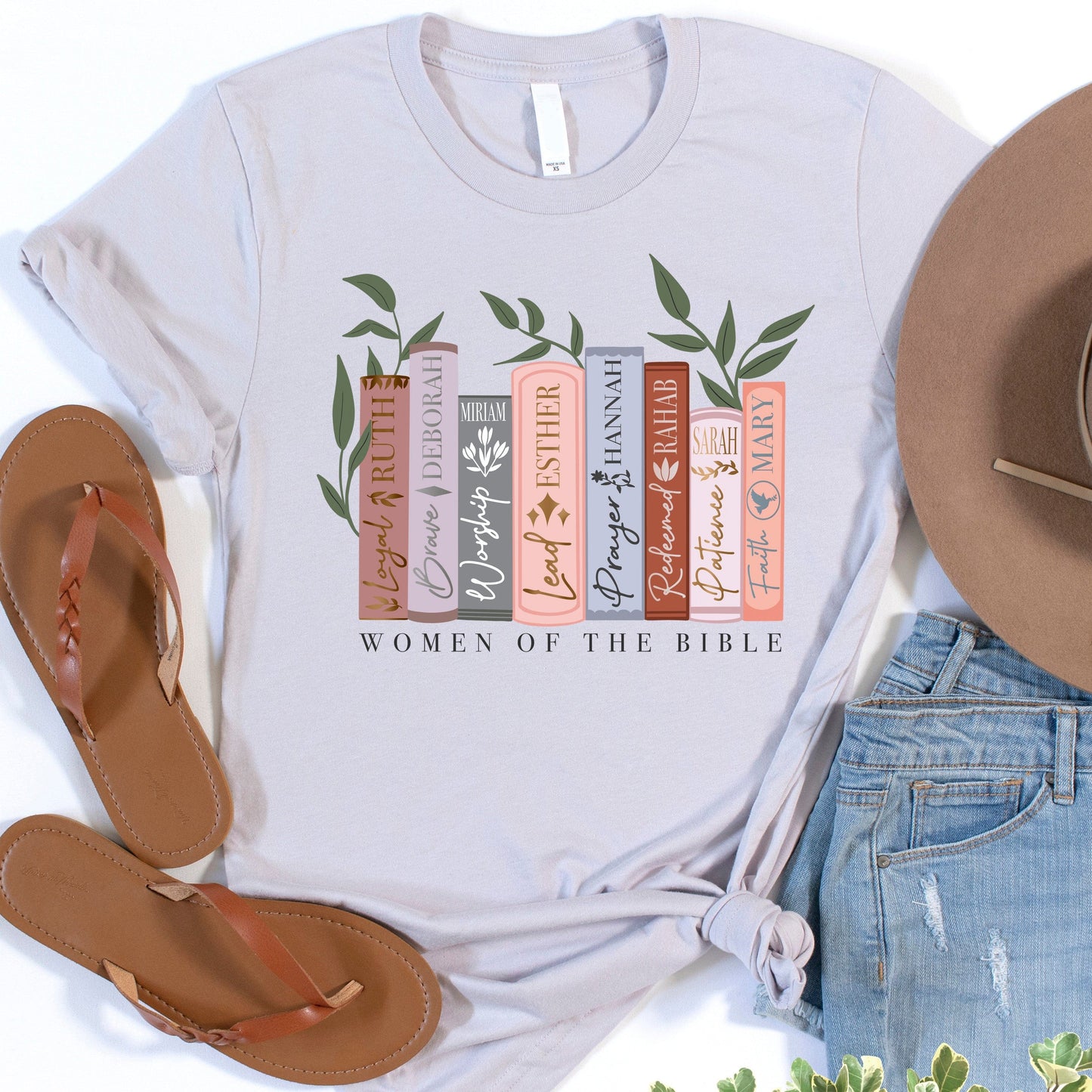 Women of The Bible T Shirts For Women - Women's Christian T Shirts - Women's Religious Shirts