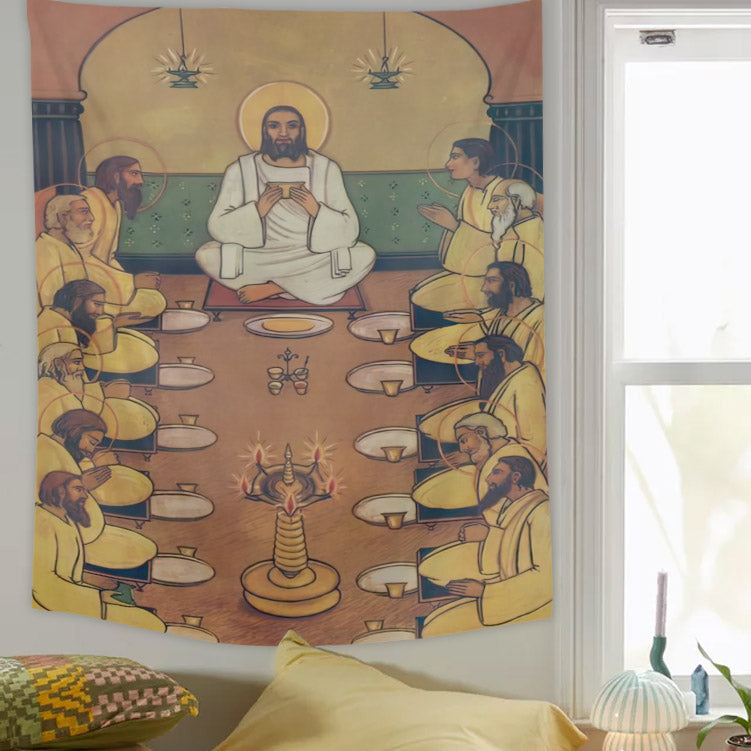 Angelo da Fonseca: Portrait of an Eclectic Genius Wall Art - Christian Wall Tapestry - Bible Tapestry - Religious Tapestry Wall Hangings - Bible Verse Wall Tapestry - Religious Tapestry - Ciaocustom