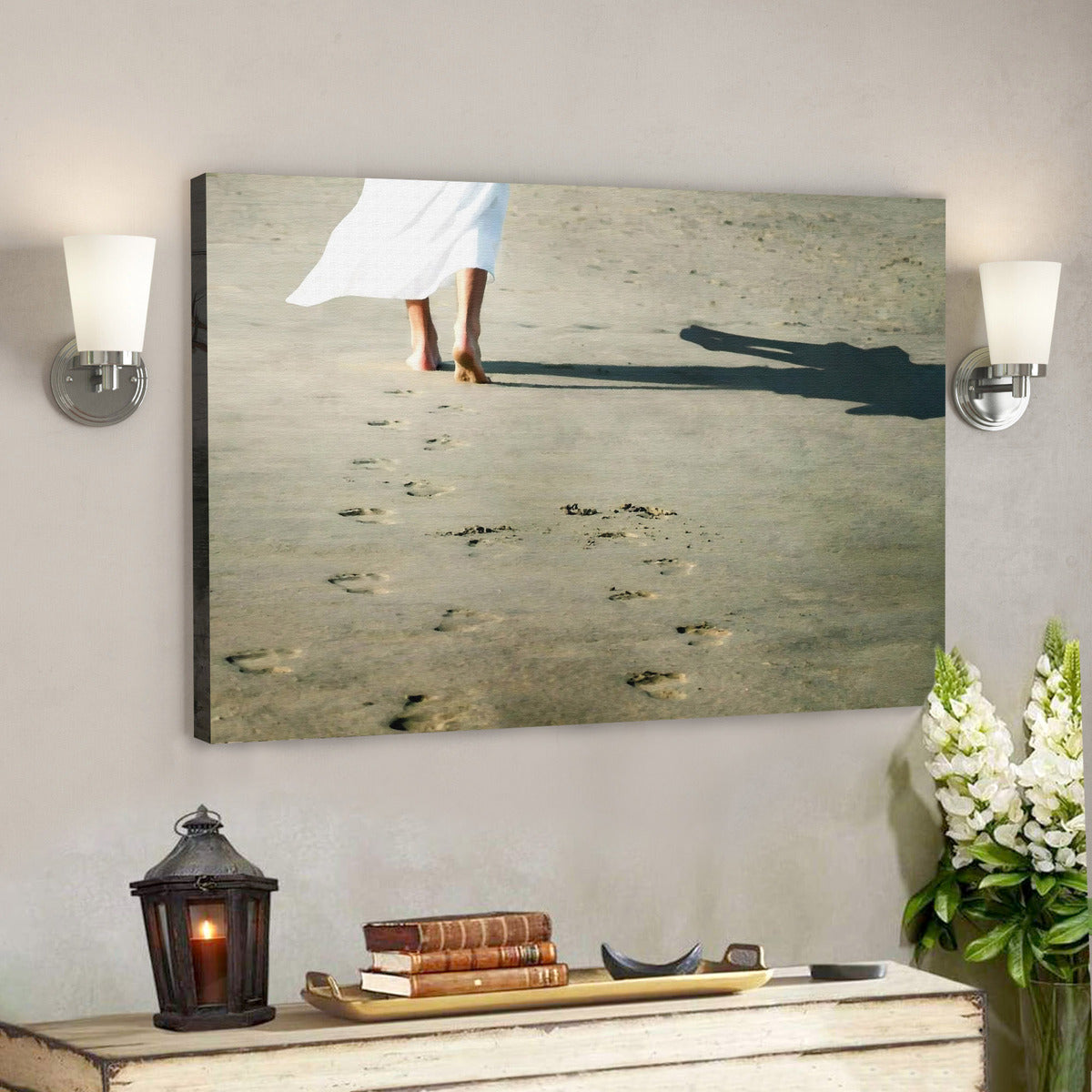 He Will Carry You Home - Jesus Wall Pictures - Jesus Canvas Painting - Jesus Poster - Jesus Canvas - Christian Gift - Ciaocustom