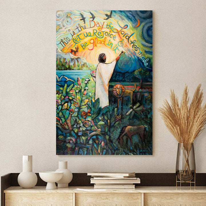 This Is The Day The Lord Has Made Canvas - Jesus Canvas