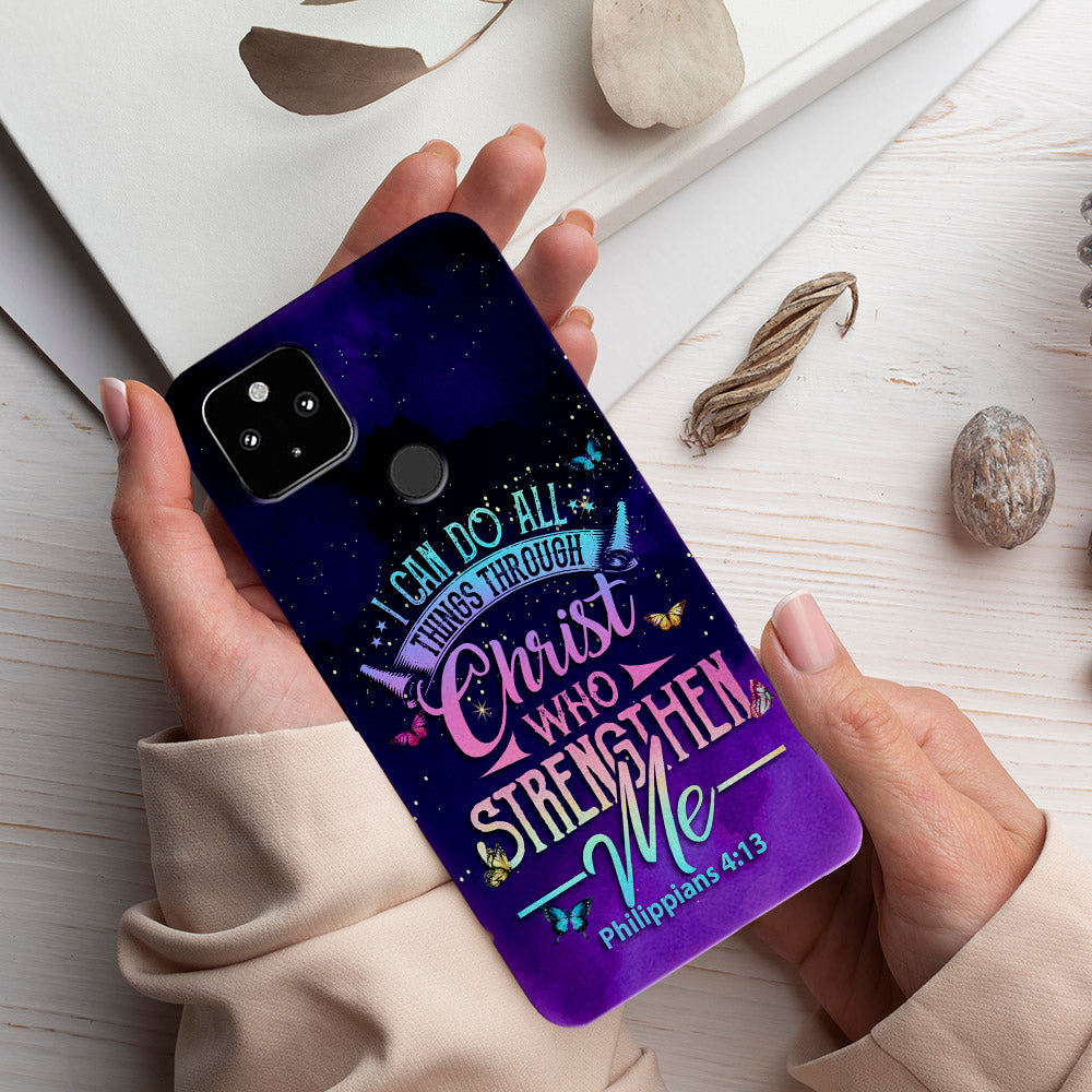 I Can Do All Things Through Christ - Christian Phone Case - Religious Phone Case - Bible Verse Phone Case - Ciaocustom