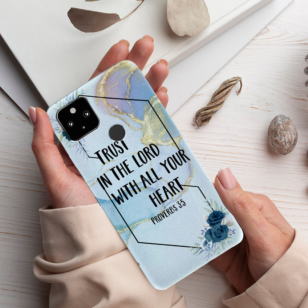 Trust In The Lord - Christian Phone Case - Jesus Phone Case - Bible Verse Phone Case - Ciaocustom