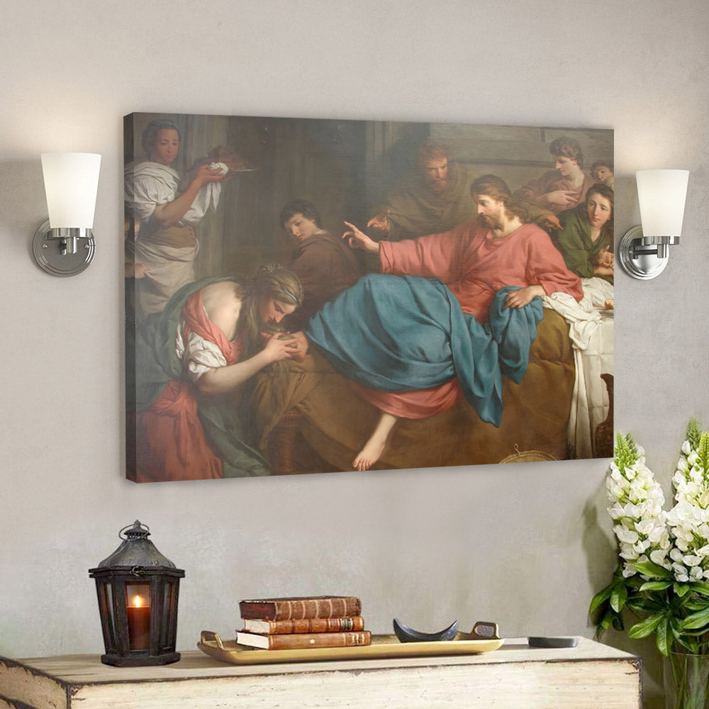 Saint Mary Magdalene - Jesus Canvas Poster - Religious Poster - Christ Pictures - Christian Canvas Prints - Christian Gift - Ciaocustom