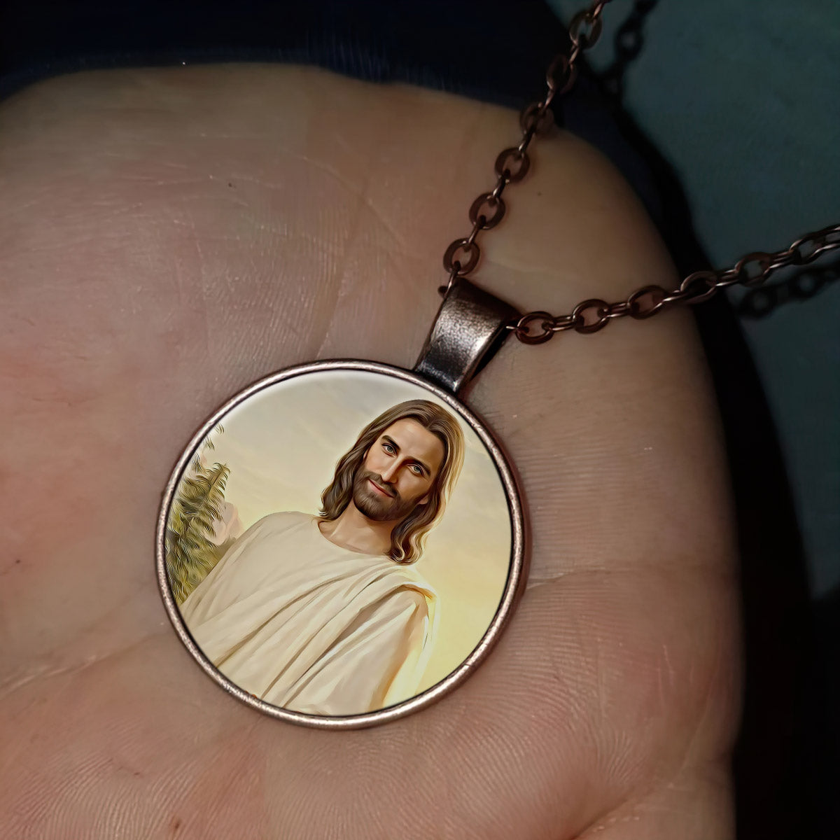 Jesus Christ Necklace - Religious Pendant - Catholic Necklace - Ciaocustom
