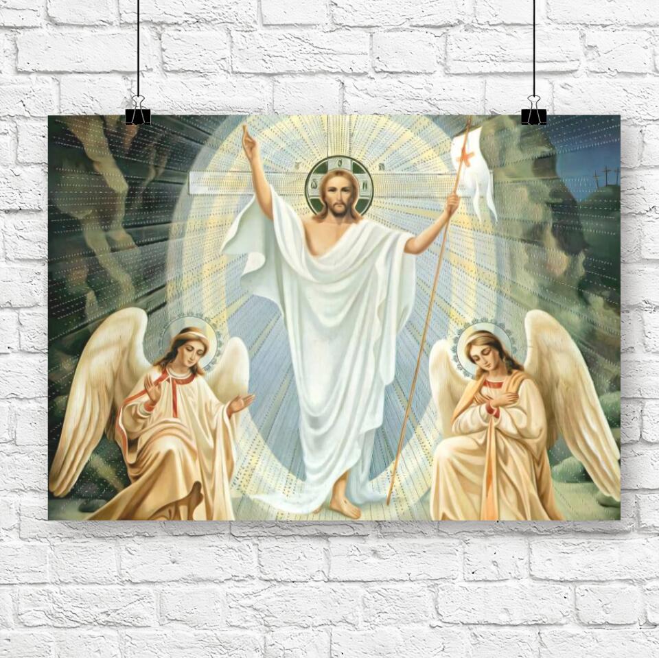 God Canvas 27 - Jesus Canvas - Christian Gift - Jesus Canvas Painting - Jesus Canvas Art - Bible Verse Canvas Wall Art - Scripture Canvas - Ciaocustom