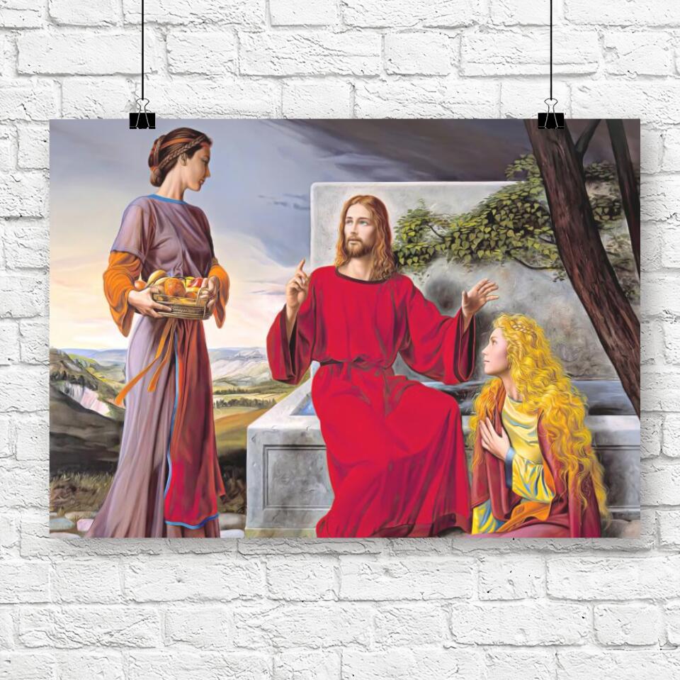 God Canvas 33 - Jesus Canvas - Christian Gift - Jesus Canvas Painting - Jesus Canvas Art - Bible Verse Canvas Wall Art - Scripture Canvas - Ciaocustom