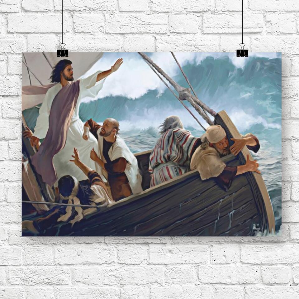 God Canvas 34 - Jesus Canvas - Christian Gift - Jesus Canvas Painting - Jesus Canvas Art - Bible Verse Canvas Wall Art - Scripture Canvas - Ciaocustom