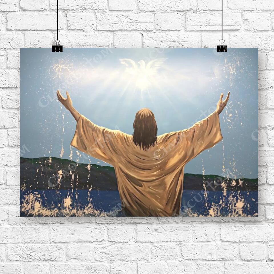 God Canvas 81 - Jesus Canvas - Christian Gift - Jesus Canvas Painting - Jesus Canvas Art - Bible Verse Canvas Wall Art - Scripture Canvas - Ciaocustom