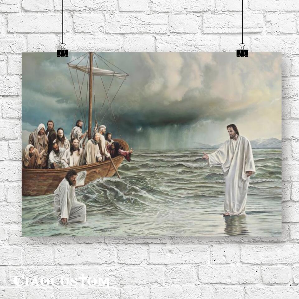 Jesus Canvas Art 47 - Jesus Poster - Jesus Canvas - Christian Gift - Jesus Canvas Painting - Ciaocustom