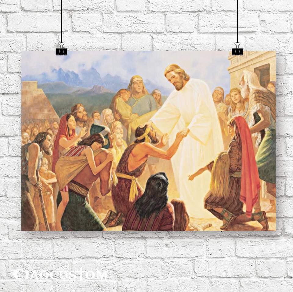 Jesus Canvas Art 24 - Jesus Poster - Jesus Canvas - Christian Gift - Jesus Canvas Painting - Ciaocustom
