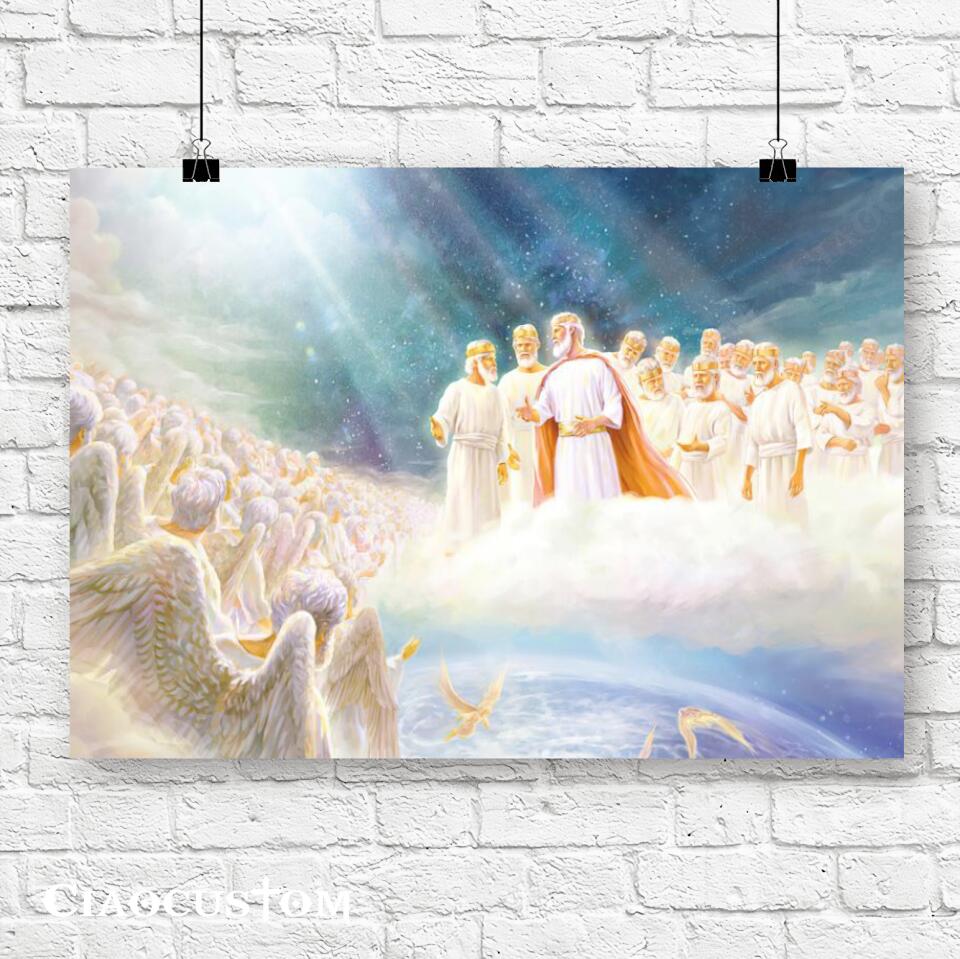 The Watchtower - Jesus Wall Pictures - Jesus Canvas Painting - Jesus Canvas Art - Jesus Poster - Jesus Canvas - Christian Gift - Ciaocustom