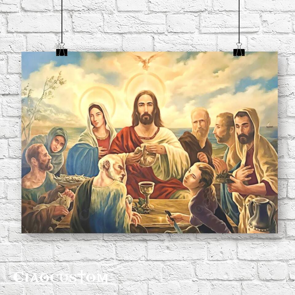 Agape in Mare Tiberiadis Posters Canvas - Jesus Canvas Art - Ciaocustom