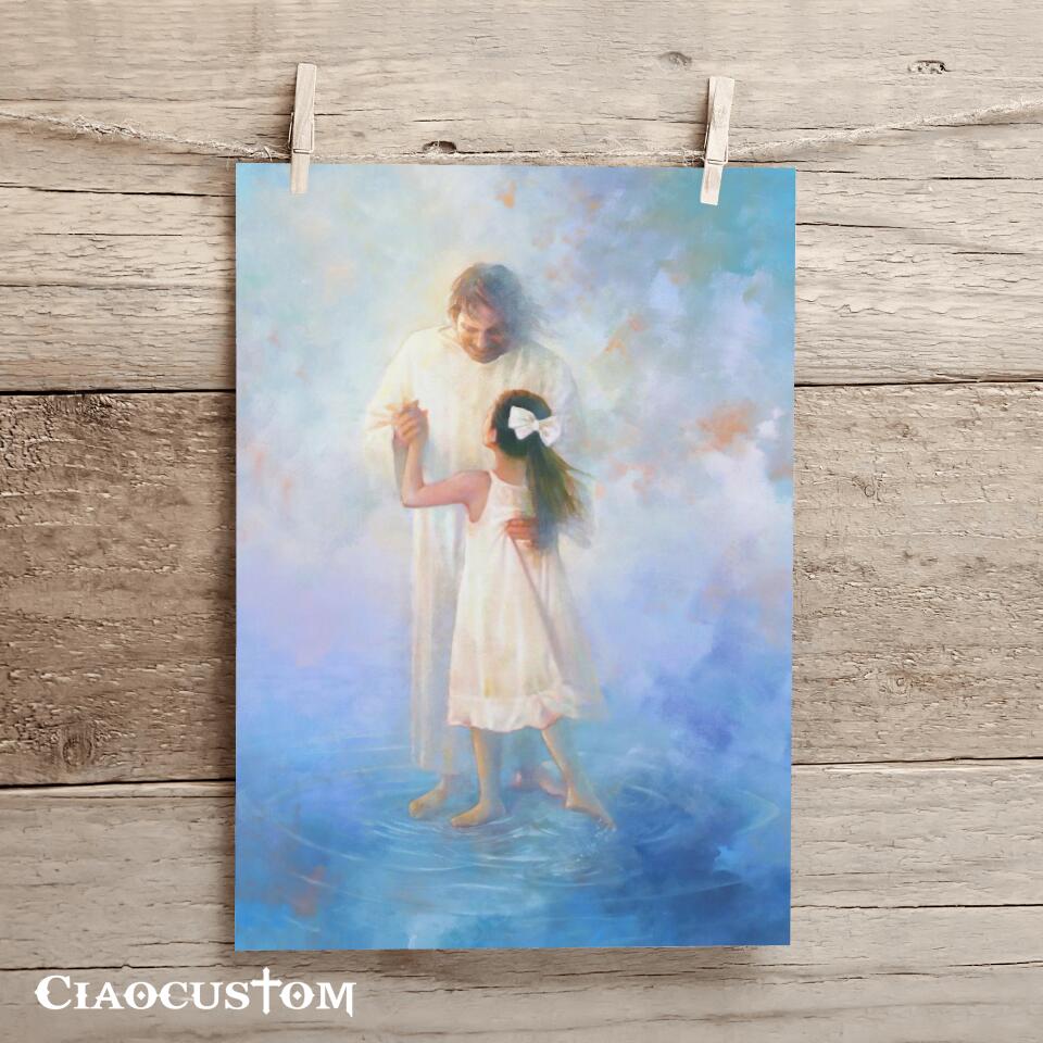 Jesus Canvas Wall Art - Jesus Wall Pictures - Jesus Canvas Painting - Jesus Poster - Jesus Canvas - Christian Gift - Ciaocustom