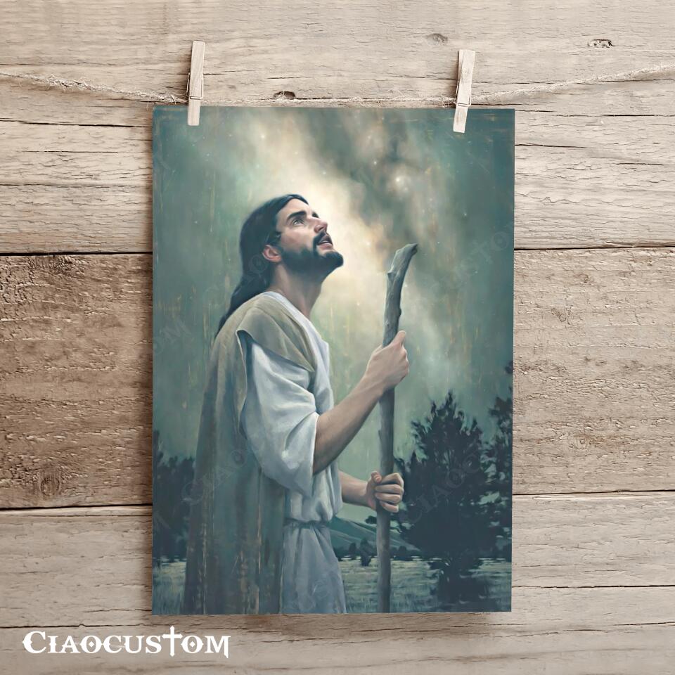 Jesus Canvas Wall Art 25 - Jesus Wall Pictures - Jesus Canvas Painting - Jesus Poster - Jesus Canvas - Christian Gift - Ciaocustom