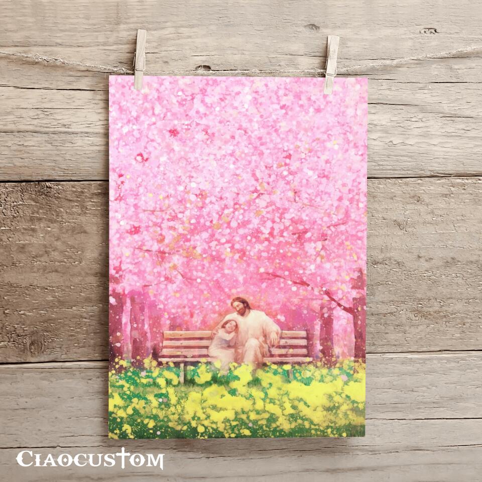 My Savior, My Friend Painting - Jesus Pictures - Jesus Canvas Poster - Jesus Wall Art - Christian Canvas Prints - Gift For Christian - Ciaocustom