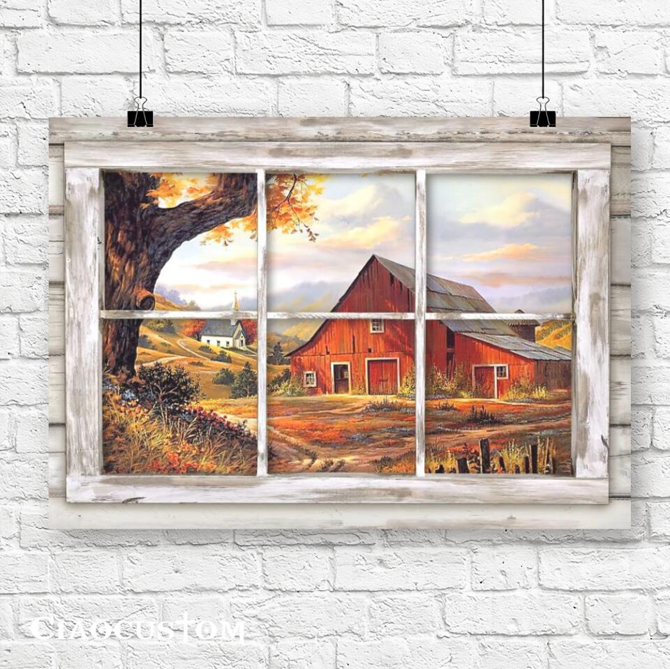 Autumn Garden - Jesus Canvas Wall Art - Jesus Wall Pictures - Jesus Canvas Painting - Jesus Poster - Jesus Canvas - Christian Gift - Ciaocustom